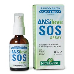 Ansileve SOS Spray Integratore Benessere Mentale 30 ml
