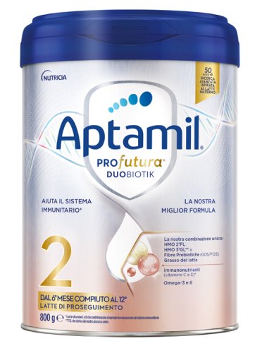 Aptamil 2 profutura duobiotik - latte in polvere dal 6° al 12° mese - 800 g