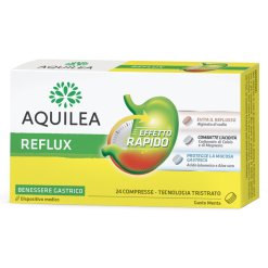 Aquilea Reflux - Trattamento di Reflusso Gastro-Esofageo - 24 Compresse