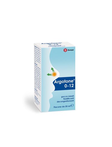 Argotone 0-12 - gocce nasali fluidificanti decongestionanti - 20 ml