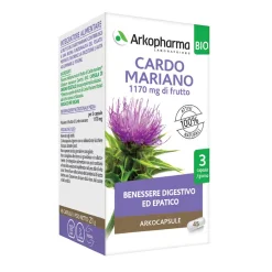 Arkocapsule Cardo Mariano Bio - Integratore per la Funzionalità Epatica - 45 Capsule