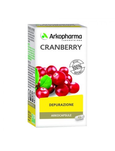 Arkocapsule cranberry - integratore depurativo - 45 capsule