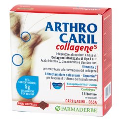 Arthrocaril Collagene Integratore Ossa e Articolazioni 14 Bustine