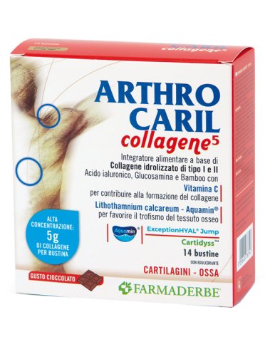 Arthrocaril collagene integratore ossa e articolazioni 14 bustine