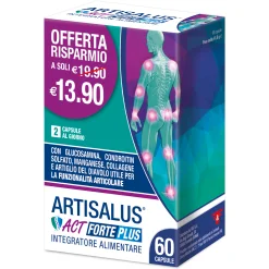 Artisalus Act Forte Plus Integratore Funzione Articolare 60 Capsule