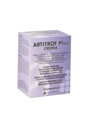 Artitrof plus crema per dolori articolari 16 bustine Artitrof plus crema per dolori articolari 16 bustine