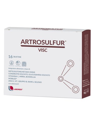 Artrosulfur visc - integratore per la funzionalità delle articolazioni - 16 bustine