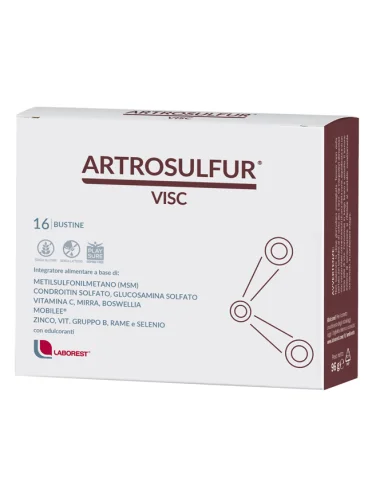 Artrosulfur visc - integratore per la funzionalità delle articolazioni - 16 bustine Artrosulfur visc - integratore per la funzionalità delle articolazioni - 16 bustine