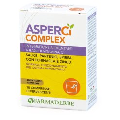 Asper Ci Complex Integratore Vitamina C 18 Compresse Effervescenti