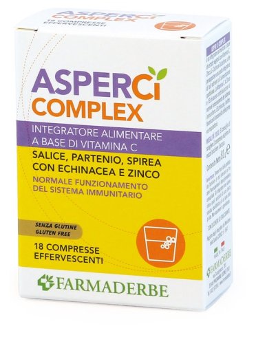 Asper ci complex integratore vitamina c 18 compresse effervescenti