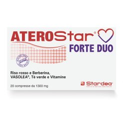 Aterostar Forte Duo - Integratore per il Controllo del Colesterolo - 20 Compresse