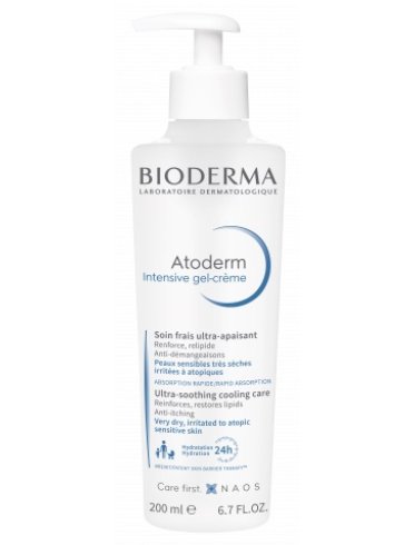 Bioderma atoderm intensive gel-creme - crema corpo nutriente anti-prurito - 200 ml