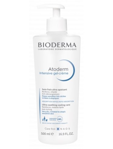 Bioderma atoderm intensive gel-creme - crema corpo nutriente anti-prurito - 500 ml