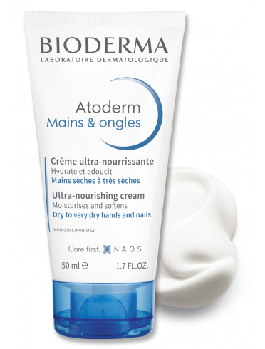Bioderma atoderm mains & ongles - crema mani ultra-nutriente - 50 ml