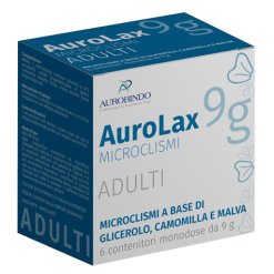 Aurolax - Microclismi per Adulti - 6 Contenitori da 9 g