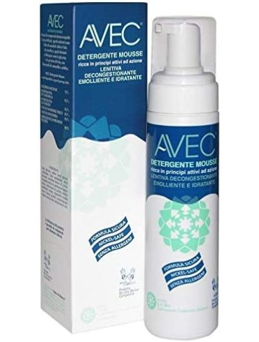 Avec detergente mousse lenitivo pelle sensibile 200 ml