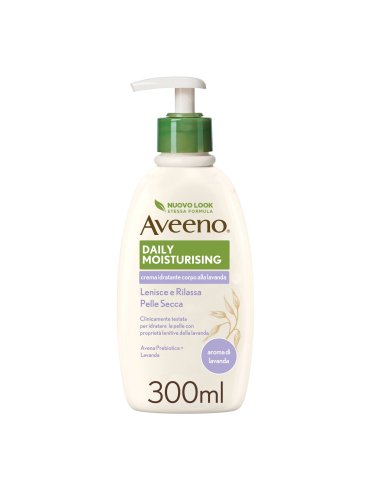 Aveeno crema corpo idratante alla lavanda 300 ml