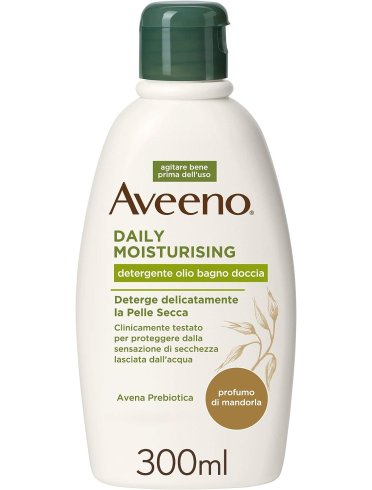 Aveeno olio detergente per pelle sensibile 300 ml