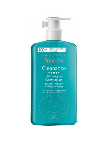 Avene cleanance - gel detergente viso per pelle grassa - 400 ml