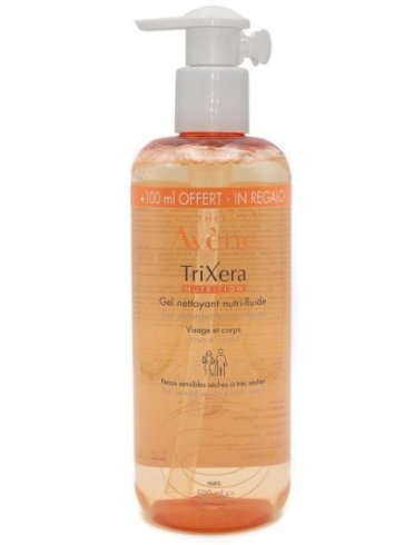 Avene trixera - gel detergente viso e corpo nutritivo - 500 ml