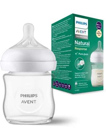 Avent natural response biberon vetro 125 ml Avent natural response biberon vetro 125 ml