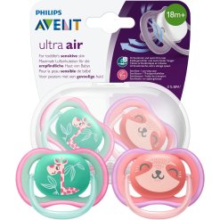 Avent Ultra Air Succhietto Bambina 18m+ 2 Pezzi