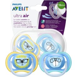 Avent Ultra Air Succhietto Occhiali Bambino 18m+ 2 Pezzi