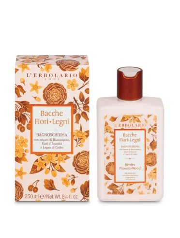 L'erbolario bacche fiori di legno - bagnoschiuma idratante - 250 ml L'erbolario bacche fiori di legno - bagnoschiuma idratante - 250 ml