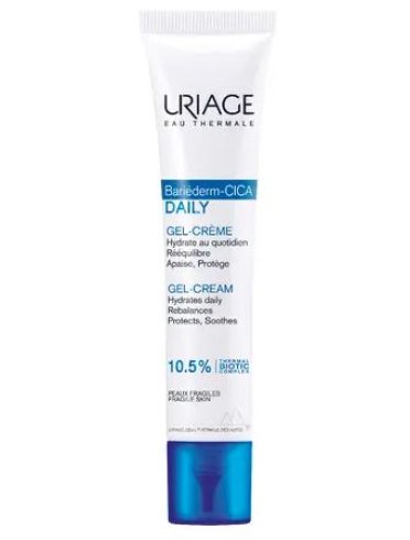 Uriage bariederm cica daily gel - crema viso idratante per pelli fragili - 40 ml