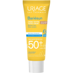 Uriage Bariesun - Crema Solare Viso Colorata Dorata con Protezione Molto Alta SPF 50+ - 50 ml