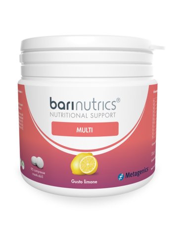 Barinutrics multi - integratore multivitaminico gusto limone - 90 compresse