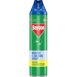 Baygon Plus Insetticida Spray per Mosche e Zanzare 400 ml