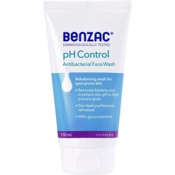 Benzac Skincare pH Control - Detergente Viso per Acne - 150 ml