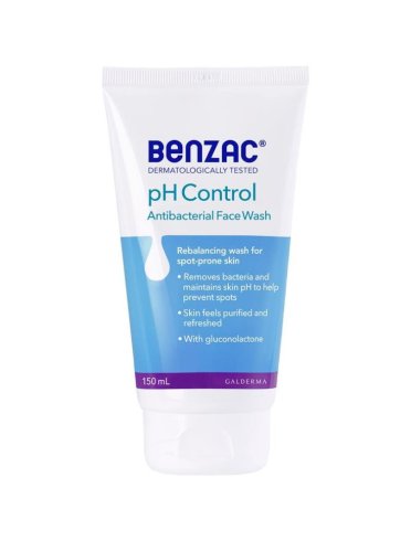 Benzac skincare ph control - detergente viso per acne - 150 ml