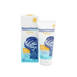 Bepanthenol Tatoo - Crema Solare Protettiva con Protezione Molto Alta SPF 50+ - 50 ml