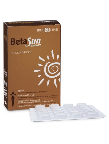 Betasun bronze - integratore per pelle esposta al sole - 60 compresse