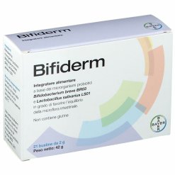 Bifiderm - Integratore di Fermenti Lattici per l'Equilibrio della Flora Intestinale - 21 Bustine