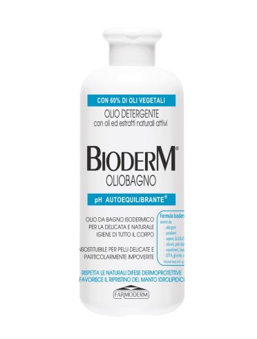 Bioderm olio bagno detergente corpo 500 ml