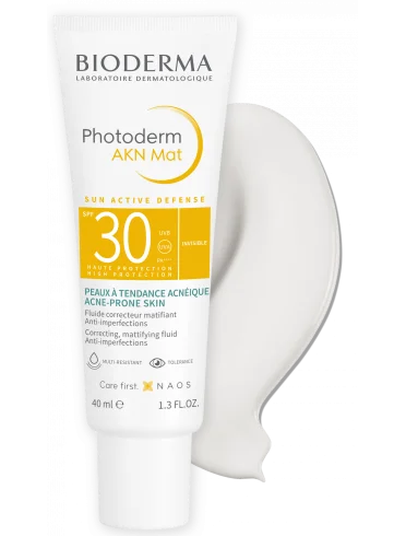 Bioderma photoderm akn mat - crema solare viso anti-imperfezioni con protezione alta spf 30 - 40 ml Bioderma photoderm akn mat - crema solare viso anti-imperfezioni con protezione alta spf 30 - 40 ml