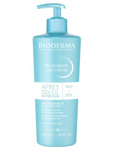 Bioderma photoderm gel-creme - crema doposole per pelle sensibile - 500 ml