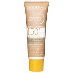 Bioderma Photoderm Cover Touch - Crema Solare Viso Colorazione Dorè con Protezione Molto Alta SPF 50+ - 40 ml
