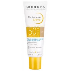 Bioderma Photoderm Creme - Crema Solare Colorata Chiara con Protezione Molto Alta SPF 50+ - 40 ml