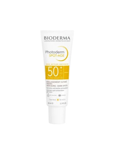 Bioderma photoderm spot-age - crema solare viso con protezione molto alta spf 50+ - 40 ml
