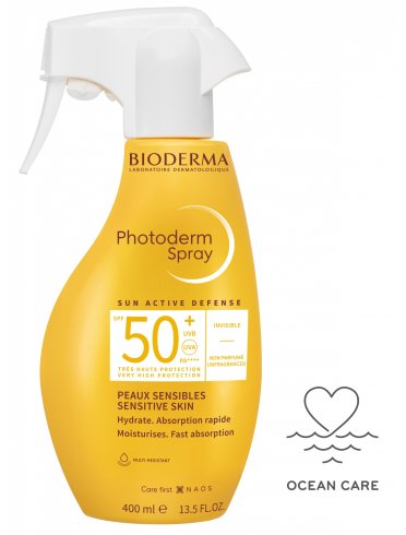 Bioderma phoderm spray spf50+ - spray solare corpo invisibile - 400 ml
