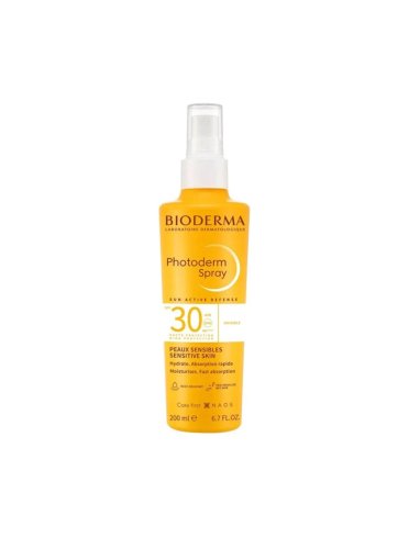 Bioderma photoderm spray - solare corpo con protezione alta spf 30 - 200 ml
