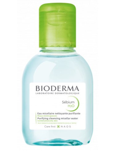 Bioderma sebium h2o - soluzione micellare detergente purificante per pelli miste e grasse - 100 ml