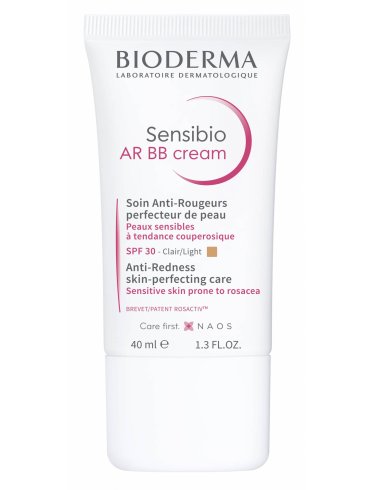 Bioderma sensibio ar bb - crema viso anti-rossore colorazione light - 40 ml