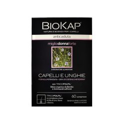 Biokap Miglio Donna Forte - Integratore Anticaduta Capelli - 60 Compresse