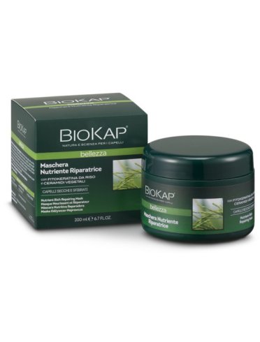 Biokap bellezza bio - machera capelli nutriente riparatrice - 200 ml