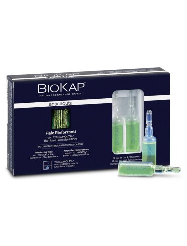 Biokap anticaduta - trattamento rinforzante capelli - 12 fiale x 7 ml